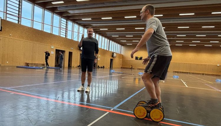 Auch ohne Schwitzen ganz schön gefordert