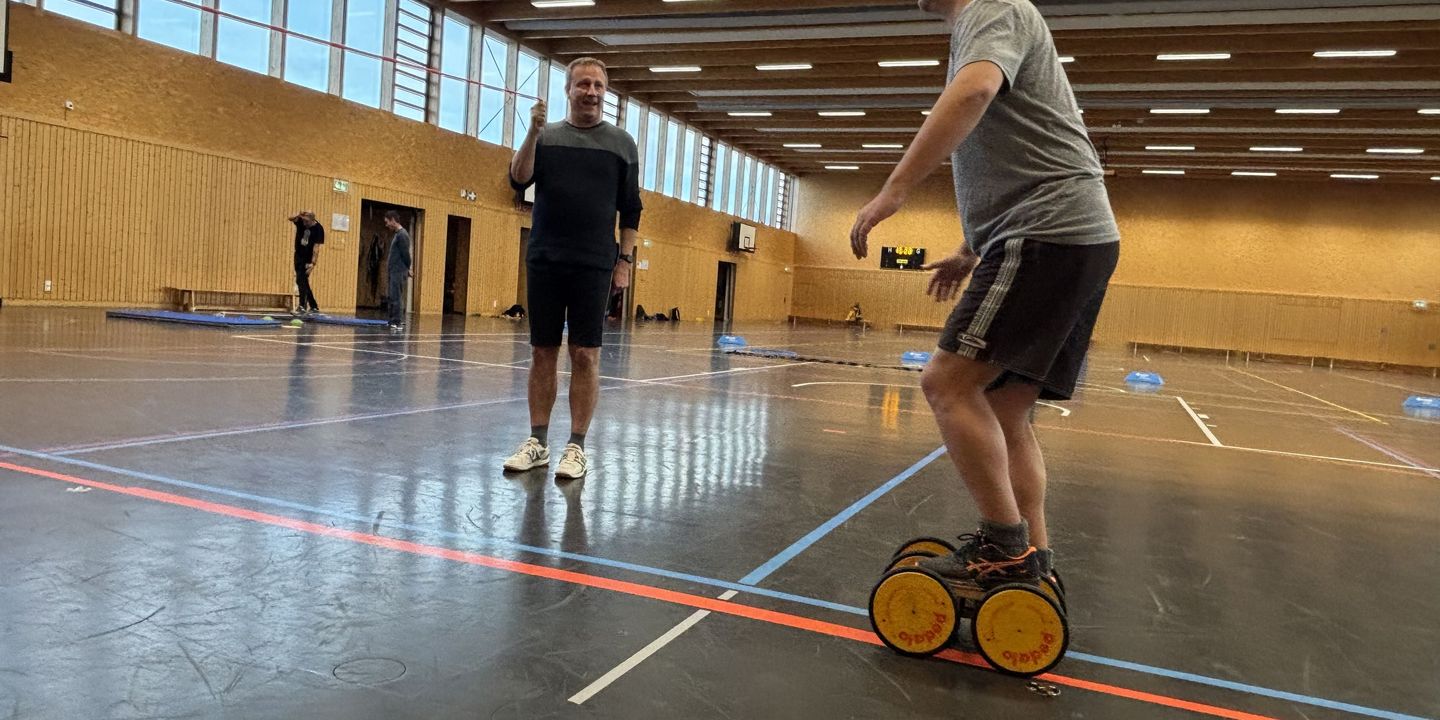 Auch ohne Schwitzen ganz schön gefordert